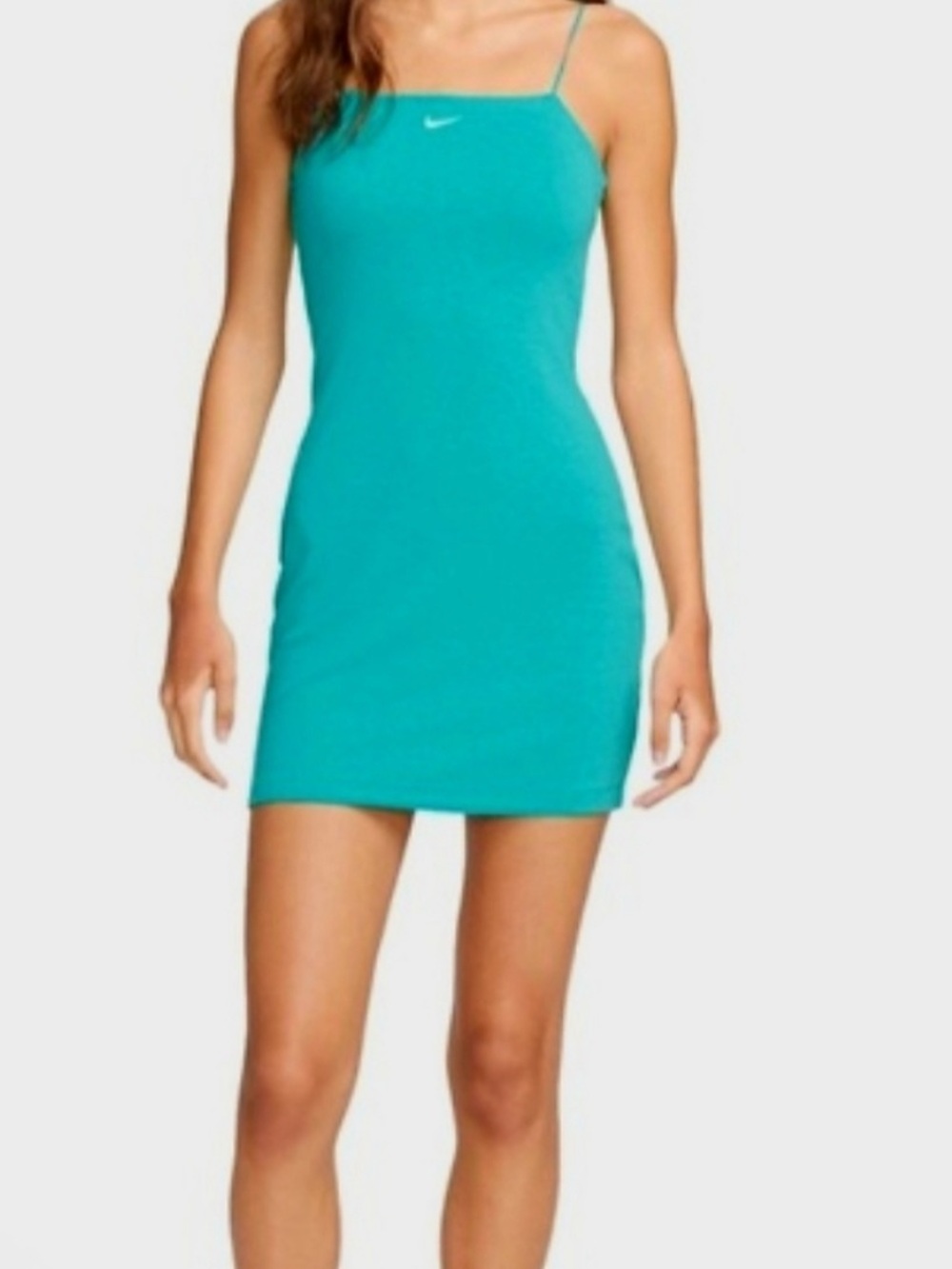 Nike Turquoise Spaghetti-Strap Mini Dress